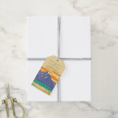 Grand Teton National Park Wedding Retro Geschenkanhänger (Mit Garn)