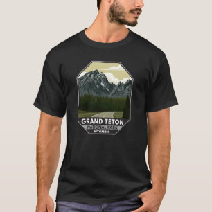 Grand Teton National Park Wyoming Straße Vintage T-Shirt