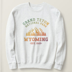 Grand Teton National Park Wyoming USA Farbverlauf Sweatshirt