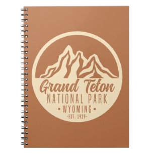 Grand Teton National Park Wyoming USA Notizblock
