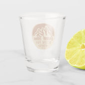 Grand Teton National Park Wyoming USA Schnapsglas (Rückseite)