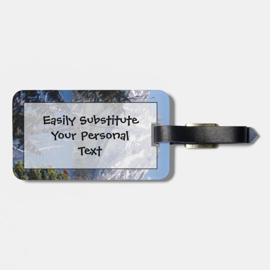 Grand Teton Nationalpark #12 Easy ID Personal Gepäckanhänger (Rückseite horizontal)