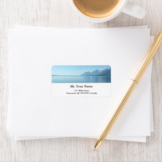 Grand Teton Nationalpark. Adressaufkleber (Insitu)