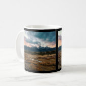 Grand Teton Nationalpark Beaver Pond Sunset Foto Kaffeetasse (Vorderseite Links)