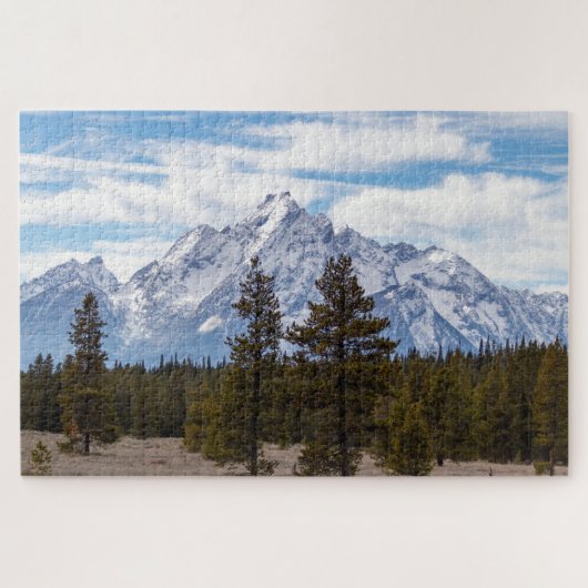 Grand Teton Nationalpark Berge Puzzle (Horizontal)