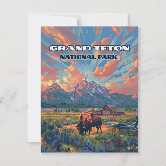 Grand Teton Nationalpark Berge Wanderkarte (Vorderseite)