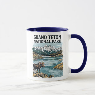 Grand Teton Nationalpark Berglandschaft Tasse