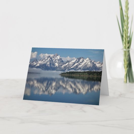 Grand Teton Nationalpark Blank Inside Karte (Vorderseite)