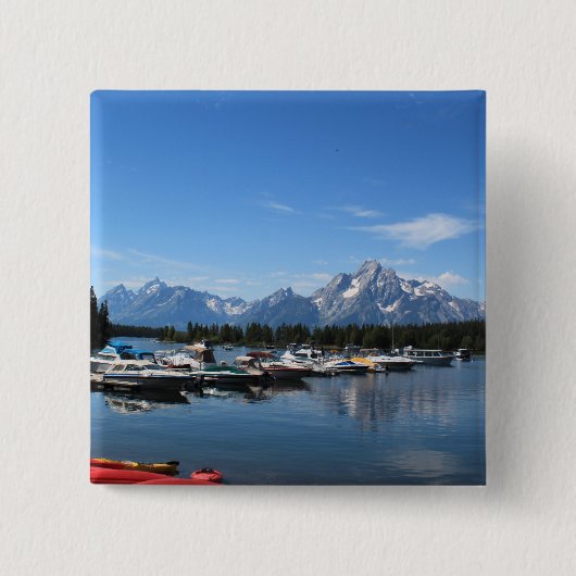 Grand Teton Nationalpark Button (Vorderseite)