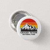 Grand Teton Nationalpark Button (Vorne & Hinten)