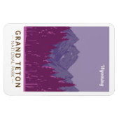 Grand Teton Nationalpark California Magnet (Horizontal)