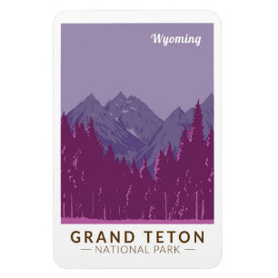 Grand Teton Nationalpark California Magnet