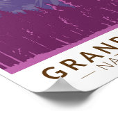 Grand Teton Nationalpark California Poster (Ecke)