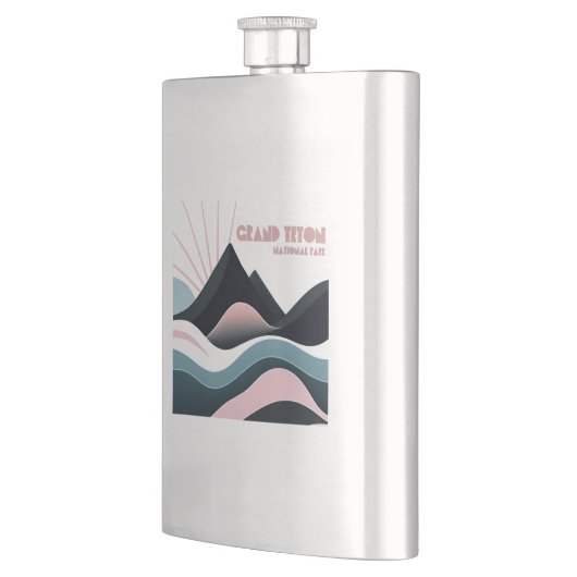 Grand Teton Nationalpark Colored Hills Flachmann (Links)