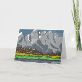 Grand Teton Nationalpark Dankeskarte (Vorderseite)