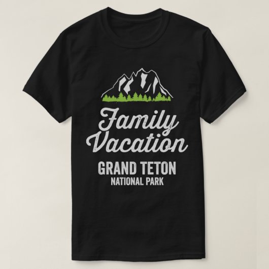 Grand Teton Nationalpark Familienurlaub 1 T-Shirt (Design vorne)