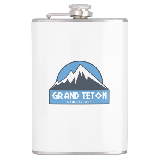 Grand Teton Nationalpark Flachmann (Vorderseite)