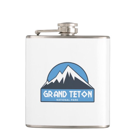 Grand Teton Nationalpark Flachmann (Vorderseite)