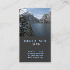 Grand Teton Nationalpark Fotografie Visitenkarte