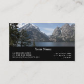 Grand Teton Nationalpark Fotografie Visitenkarte (Rückseite)
