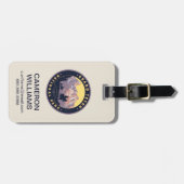 Grand Teton Nationalpark Gepäckanhänger (Vorderseite horizontal)