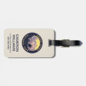 Grand Teton Nationalpark Gepäckanhänger (Rückseite horizontal)