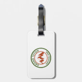 Grand Teton Nationalpark Gepäckanhänger (Rückseite vertikal)