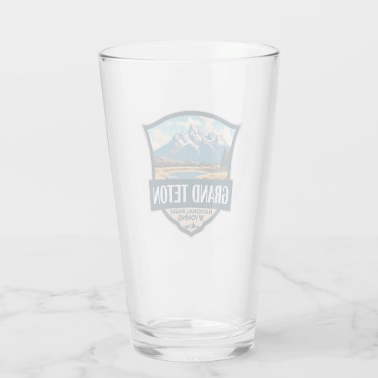 Grand Teton Nationalpark Glas (Rückseite)