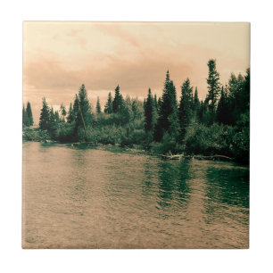 Grand-Teton-Nationalpark. Großartige Landschaft Fliese