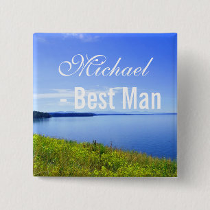 Grand Teton Nationalpark Hochzeit Trauzeuge Button