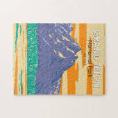 Grand Teton Nationalpark im Frühjahr Vintag Puzzle (Horizontal)