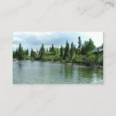 Grand Teton Nationalpark im Sommer Visitenkarte (Rückseite)