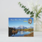 Grand Teton Nationalpark in Wyoming Postkarte (Stehend Vorderseite)