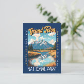 Grand Teton Nationalpark Jackson Hole erschüttert Postkarte (Stehend Vorderseite)