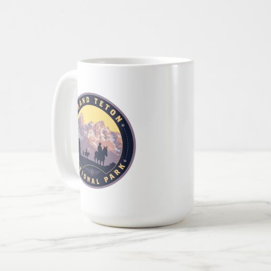 Grand Teton Nationalpark Kaffeetasse (Vorderseite Links)