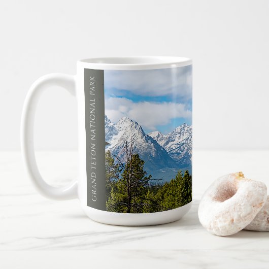 Grand Teton Nationalpark Kaffeetasse (Mit Donut)