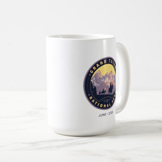 Grand Teton Nationalpark Kaffeetasse (VorderseiteRechts)