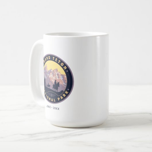 Grand Teton Nationalpark Kaffeetasse (Vorderseite Links)