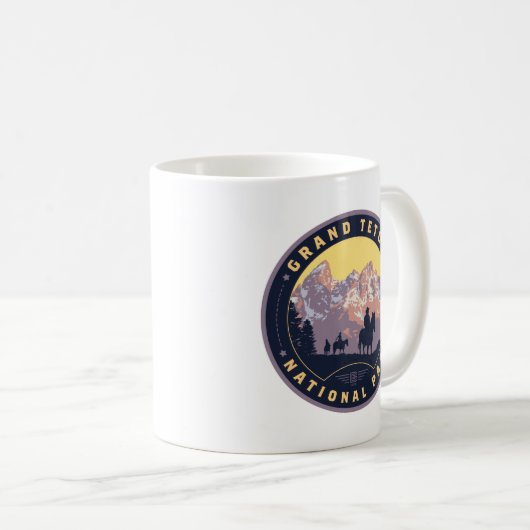 Grand Teton Nationalpark Kaffeetasse (VorderseiteRechts)