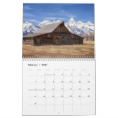 Grand Teton Nationalpark Kalender (Feb 2027)