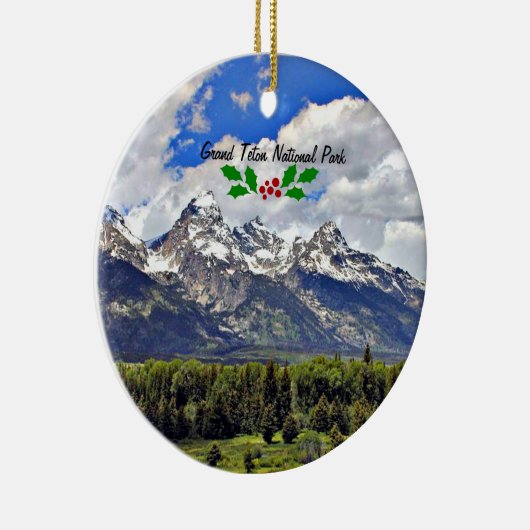 Grand Teton Nationalpark Keramik Ornament (Rechts)