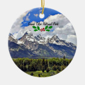 Grand Teton Nationalpark Keramik Ornament (Vorne)
