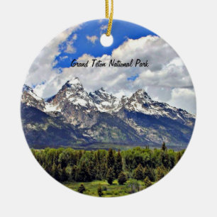 Grand Teton Nationalpark Keramik Ornament