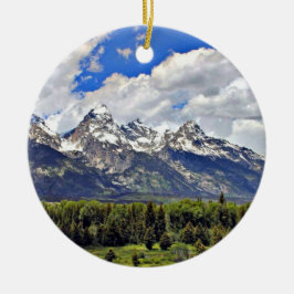Grand Teton Nationalpark Keramik Ornament