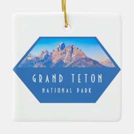 Grand Teton Nationalpark Keramikornament