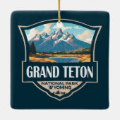 Grand Teton Nationalpark Keramikornament (Rückseite)