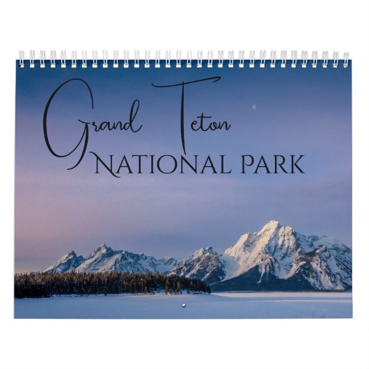 Grand Teton Nationalpark Landscapes Kalender (Titelbild)