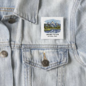 Grand Teton Nationalpark Landschaft Button (Beispiel)