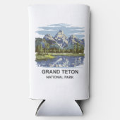 Grand Teton Nationalpark Landschaft Selters Dosenkühler (Vorderseite)