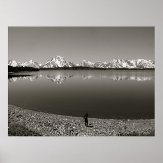 Grand Teton Nationalpark Landschaftliche Aussicht Poster